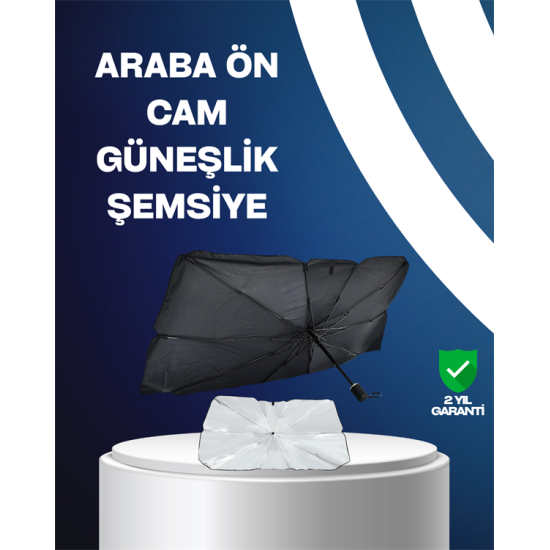 Isı ve UV Engelleyici Güneşlik – 360° Bükülebilir Şemsiye Sapı ile Konfor