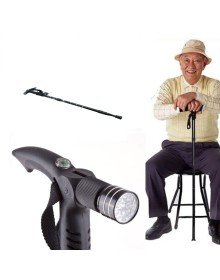 Işıklı & Pusulalı Katlanabilir Baston