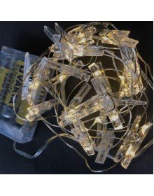 Işıklı Mandallı Fotoğraf Albümü 20li