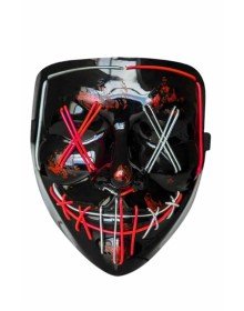 Işıklı Led Maske Parti Eğlence Maskesi Hallowen Neon Maske