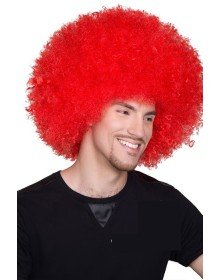 Kabarık Bonus Peruk Saç - Kırmızı