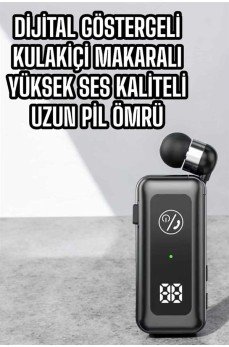Kablolu Bluetooth Kulaklık Kulak İçi Stereo Mikrofonlu Dijital Göstergeli Kablolu Bluetooth Kulaklık Kulak İçi Stereo Mikrofonlu Dijital Göstergeli