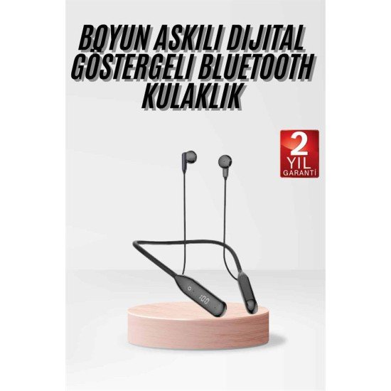 Kablolu Kulak İçi Bluetooth Kulaklık 60 Saat ANC Özellikli Boyun Bantlı