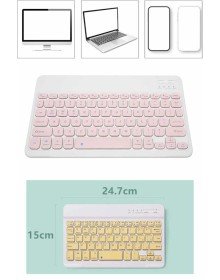 Kablosuz Bluetooth Bağlantılı Taşınabilir Q Klavye Tüm Cihazlara Uyumlu