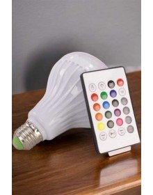 Kablosuz Bluetooth Hoparlör Led Lamba