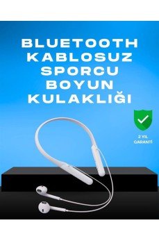 Kablosuz Bluetooth Kulaklık – Boyun Askılı, 100 Saat Pil Ömrü