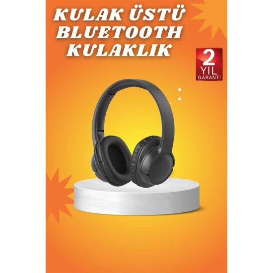 Kablosuz Bluetooth Kulaklık Kulak Üstü Mikrofonlu 5.0 Bluetooth ANC Özelliği