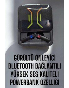 Kablosuz Bluetooth Kulaklık Powerbankli Uzun Pil Ömrü Yüksek Ses Kaliteli