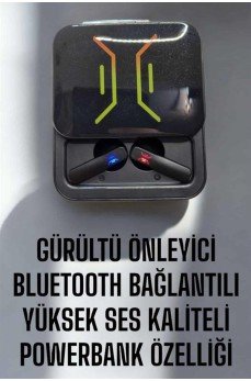 Kablosuz Bluetooth Kulaklık Powerbankli Uzun Pil Ömrü Yüksek Ses Kaliteli Kablosuz Bluetooth Kulaklık Powerbankli Uzun Pil Ömrü Yüksek Ses Kaliteli
