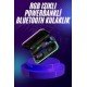 Kablosuz Bluetooth Kulaklık Rgb   Kulaklığı Gecikme Önleyici