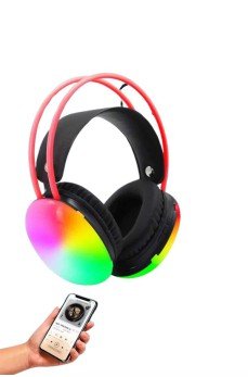 Kablosuz Bluetooth Kulaklık RGB Işıklı Kulak Üstü 5.3 Bluetooth Bağlantılı Kablosuz Bluetooth Kulaklık RGB Işıklı Kulak Üstü 5.3 Bluetooth Bağlantılı