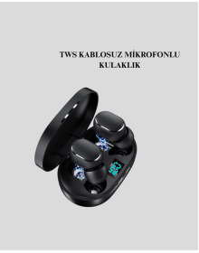 Kablosuz Kulak İçi Bluetooth Kulaklık Stereo Dokunmatik Kontrollü Kulaklık