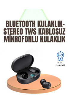 Kablosuz Kulak İçi Bluetooth Kulaklık Stereo Dokunmatik Kontrollü Kulaklık