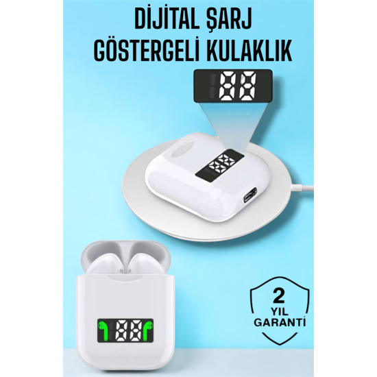 Kablosuz Müzik Keyfi Sunan LED Şarjlı TWS Bluetooth Kulaklık