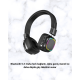 Kablosuz RGB Işıklı Katlanabilir Bluetooth Kulak Üstü Kulaklık