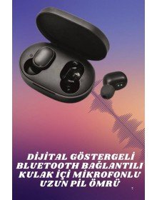 Kablosuz TWS Kulaklık Kulak İçi Mikrofonlu Bleuetooth Kulaklık Yüksek Ses Kaliteli