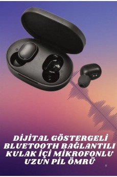 Kablosuz TWS Kulaklık Kulak İçi Mikrofonlu Bleuetooth Kulaklık Yüksek Ses Kaliteli