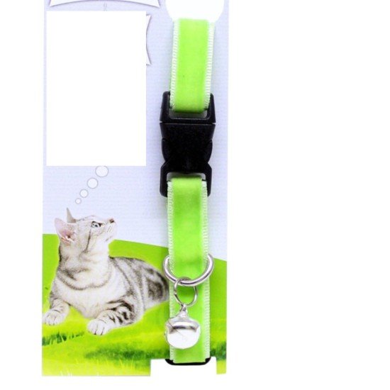 Kadife Dokulu Ayarlanabilir Çıngıraklı Kedi Tasması Kadife Dokulu Ayarlanabilir Çıngıraklı Kedi Tasması