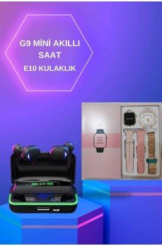 Kadınlara Özel Bileklik Hediyeli Akıllı Saat ve Dijital Göstergeli ANC Özellikli Bluetooth Kulaklık