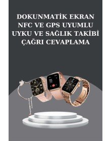 Kadınlara Özel Bileklik Hediyeli Akıllı Saat ve Dijital Göstergeli ANC Özellikli Bluetooth Kulaklık