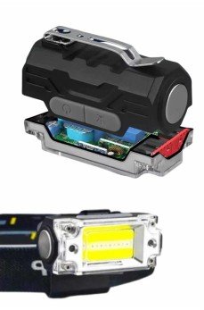 Kafa Lambası, Su Geçirmez Kafa Feneri 3 Mod Aydınlatma