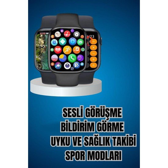 Kaliteli Akıllı Saat ve Kaliteli Bluetooth Kulaklık ANC Özelliği Uzun Pil Ömrü