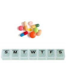 Kapaklı Haftalık İlaç Kutusu