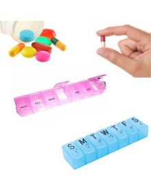 Kapaklı Haftalık İlaç Kutusu