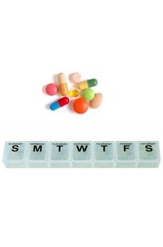 Kapaklı Haftalık İlaç Kutusu 3 Adet