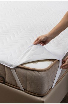 Kapitoneli Tek Kişilik Yatak Koruyucu Sıvı Geçirmez Alez (90 x 200 )