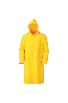 Kapşonlu Cepli Lüx Yağmurluk Sarı - Standart Beden 2XL