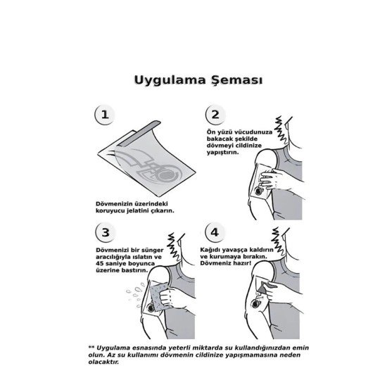 İskambil Dolar Zar Geçici Dövme Şablonu Büyük Boy