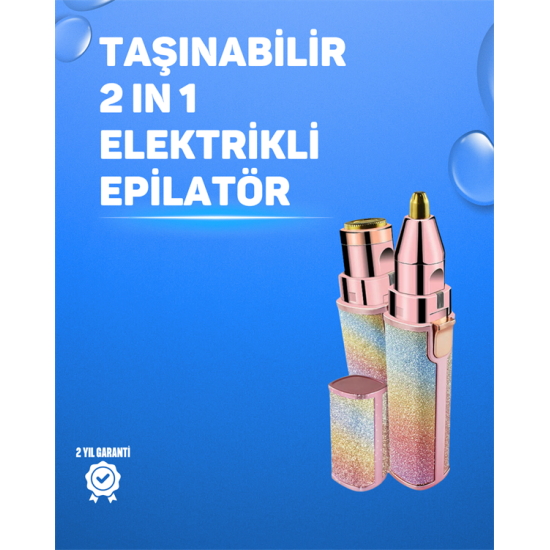 Kaş ve Yüz Epilation Aleti – Kolay Kullanımlı, Portatif Shaver USB Şarjlı