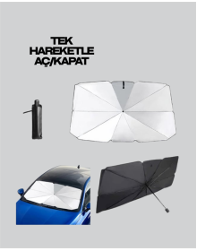 Isı ve UV Engelleyici Güneşlik – 360° Bükülebilir Şemsiye Sapı ile Konfor