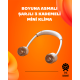 Katlanabilir Asılabilir Fan | USB Şarjlı, 3 Vitesli Sessiz Mini Fan