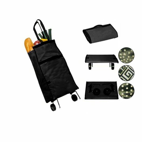 Katlanabilir Tekerlekli Pazar Arabası 75 Cm X 35 Cm Katlanabilir Tekerlekli Pazar Arabası 75 Cm X 35 Cm