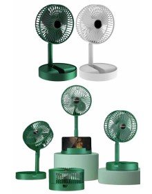 Katlanabilir Teleskopik Şarjlı Fan Masaüstü Soğutucu Vantilatör