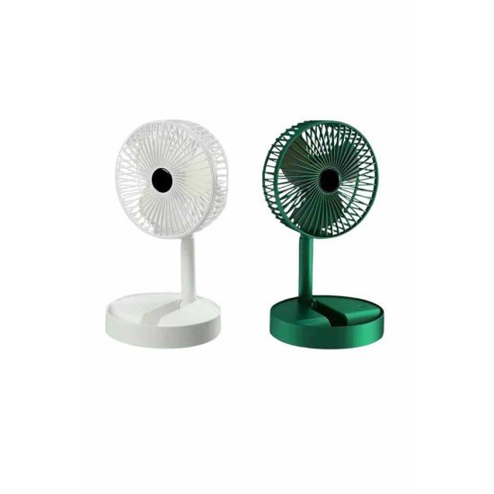 Katlanabilir Teleskopik Şarjlı Fan Masaüstü Soğutucu Vantilatör Katlanabilir Teleskopik Şarjlı Fan Masaüstü Soğutucu Vantilatör