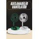 Katlanabilir Usb Şarjlı Masaüstü Soğutucu Mini Fan Telefon Tutucu