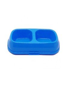 Kedi - Köpek Mama Ve Su Kabı 2 Bölmeli  Büyük Boy