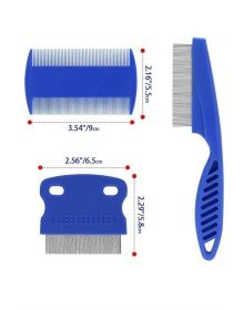Kedi Köpek Tüy Bit Pire Toplayıcı Toplama Temizleme Tarağı Tarak Seti 4'lü Set