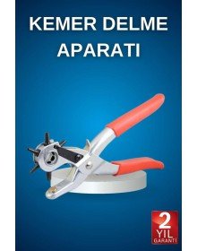 Kemer Delme Pensesi Deri Delici Pensi Zımba 6 Farklı Boyutta