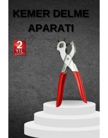 Kemer Delme Pensesi- Kemer Delik Açma Zımbası Paslanmaz Çelik