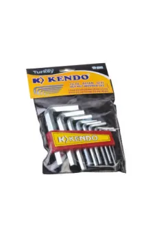 Kendo Poşetli 6 Köşe Alyan Seti 10 Parça