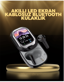 Kişiselleştirilebilir LED Ekranlı Bluetooth Kulaklık – Oyun & Müzik Modlu