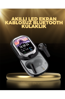 Kişiselleştirilebilir LED Ekranlı Bluetooth Kulaklık – Oyun & Müzik Modlu