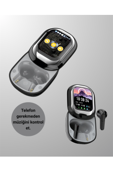 Kişiselleştirilebilir LED Ekranlı Bluetooth Kulaklık – Oyun & Müzik Modlu