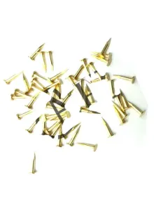 Klips, Menteşe, Ayağı Çivisi 7mm Çelik - Sarı 100gr