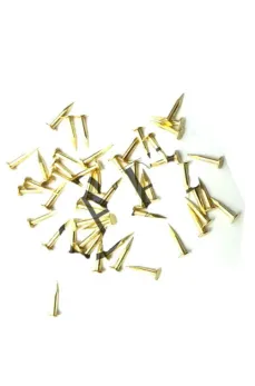 Klips, Menteşe, Ayağı Çivisi 7mm Çelik - Sarı 10gr