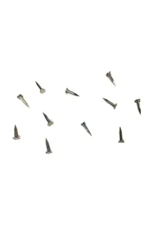 Klips, Menteşe, Ayağı Çivisi  7mm Çelik - Nikel 100gr